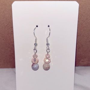 Handmade drop earrings.